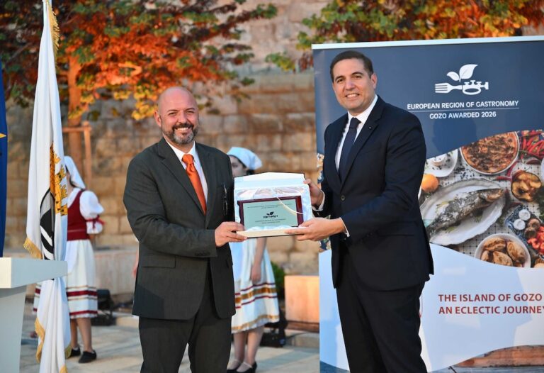 Gozo officially awarded European Region of Gastronomy 2026