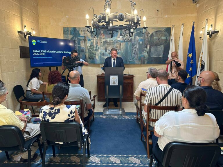 Launch of Cultural Strategy for Rabat, Città Victoria 2026–2035